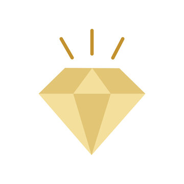 Diamond Icon Vector Design Template.
