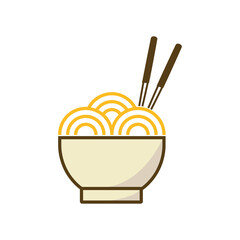 Noodle icon logo