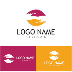 Hand Care Logo Template vector icon Business