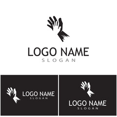 Hand Care Logo Template vector icon Business
