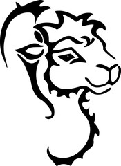 Camel - Wild Animals - Logo Animal Vector, Animal Silhouette Stencil