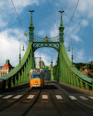 tram on bridge