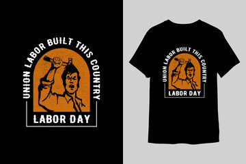 Labor day t-shirt design