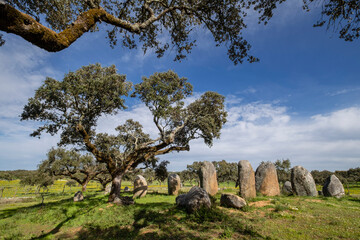 cromlech Vale Maria do Meio , Nossa Senhora da Graça do Divor ,Évora, Alentejo, Portugal © Tolo