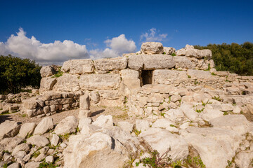poblado talayotico de Son Fornells, Montuiri,  época talayótica (1300-123 a. C.)  Comarca de Es Pla, Mallorca,islas baleares, Spain © Tolo