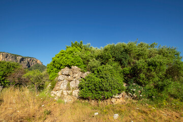 Fototapeta na wymiar Talaiot de Son Puig, Puigpunyent, Mallorca, balearic islands, Spain