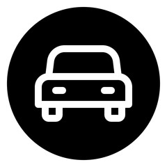 car glyph icon