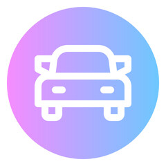 Obraz premium car gradient icon