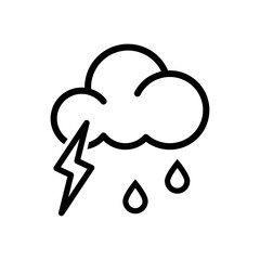 Weather icon, meteorology and climate symbol.