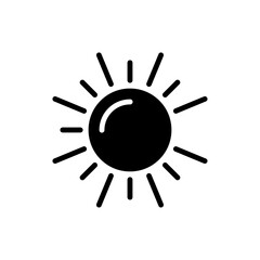 Weather icon, meteorology and climate symbol.