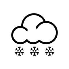 Weather icon, meteorology and climate symbol.