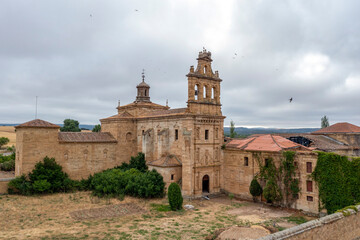 Fototapeta na wymiar Monastery of Charity is a building in the Spanish municipality of Ciudad Rodrigo, in the province of Salamanca.