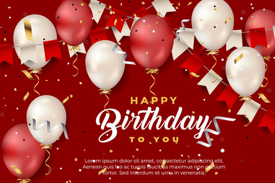 Happy Birthday Red Images – Browse 642,266 Stock Photos, Vectors, and Video  | Adobe Stock