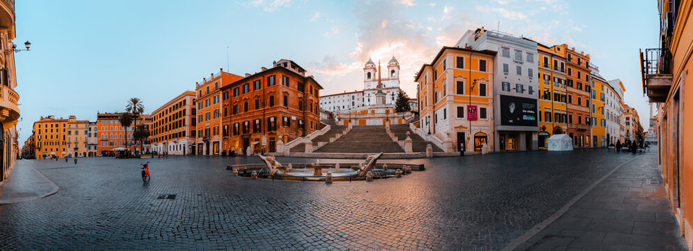 Fototapeta spanish steps rome