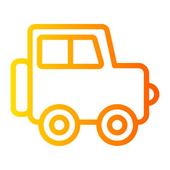Jeep gradient icon
