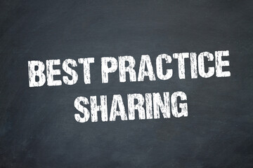 Obraz premium Best Practice Sharing