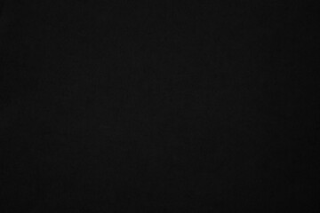 Black paper texture background. Black blank cardboard sheet page. Old vintage page dark grunge vignette.
