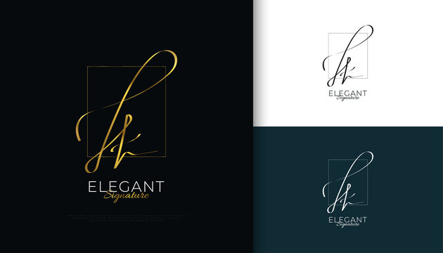 JT Initial Signature Logo Design with Elegant and Minimalist Gold Handwriting Style. Initial J and T Logo Design for Wedding, Fashion, Jewelry, Boutique and Business Brand Identity
