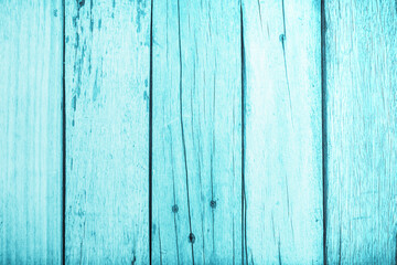 Fototapeta na wymiar Old grunge wood plank texture background. Vintage blue wooden board wall decorative. 