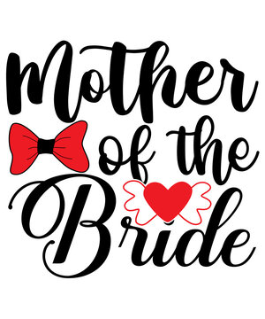 Mother Of The Bride SVG Design