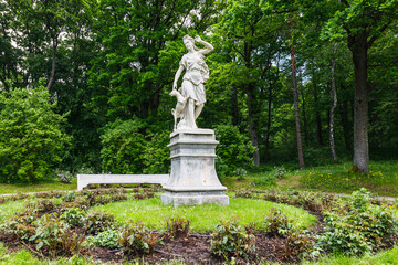 Statue of Marie Adelaide De Savoye, Duchesse De Bourgogne. Uzutrakis, Lithuania, 10 June 2022