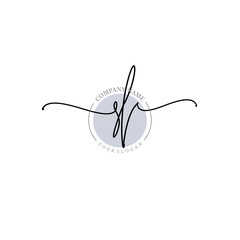 SL signature logo template vector