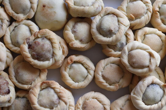 Assortment of "panadas", typical food of Sardinia, Italy
