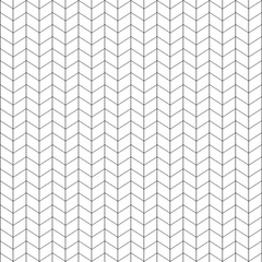 Herringbone seamless pattern.Geometric tile wallpaper.Backgroud for wall or floor.Classic simple chevron.Repeating texture.Zigzag line and grid.Scandinavian panel.Vector illustration.
