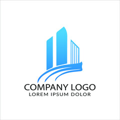 Fototapeta premium Real state company logo design