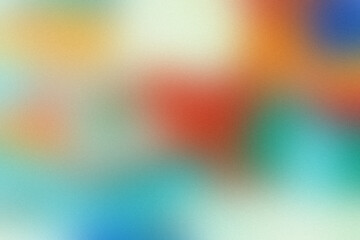 Pure lo-fi grain gradient texture. Orange gradient background. Purple spray paint brush. Turquoise undertone gradients for banner design, minimal poster, label cosmetics. Multicolor liquid backdrop.