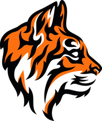 Side View of Wildcat Head 