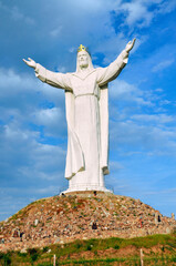 The crowned statue of Christ in Swiebodzin (2010), claimed to be the world's tallest statue of Jesus. Poland, Lubusz Voivodeship. © Darek Bednarek