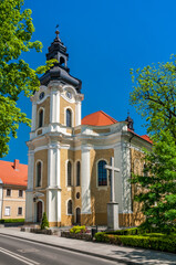 Late Baroque Church of St. Peter and St. Paul the Apostles. Krotoszyn, Greater Poland Voivodeship, Poland.