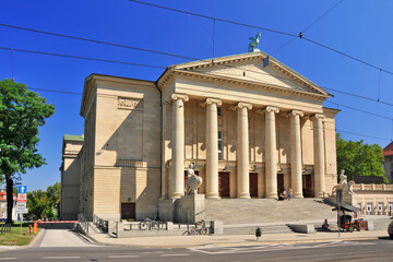 Obraz premium Grand Theatre. Poznan, Greater Poland Voivodeship, Poland.