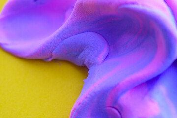 purple slime closeup background photo - obrazy, fototapety, plakaty