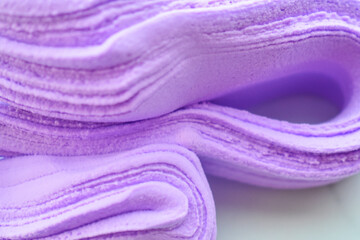 purple slime closeup background photo