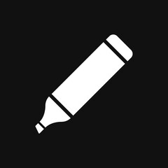 Marker icon on grey background