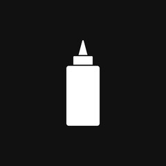 Glue icon on grey background