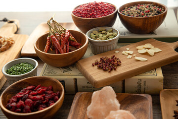 料理を引き締める香辛料のイメージ