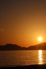 SDGs地球の神秘 海とソラ！山口県の夕日と海の輝くヒカリ！