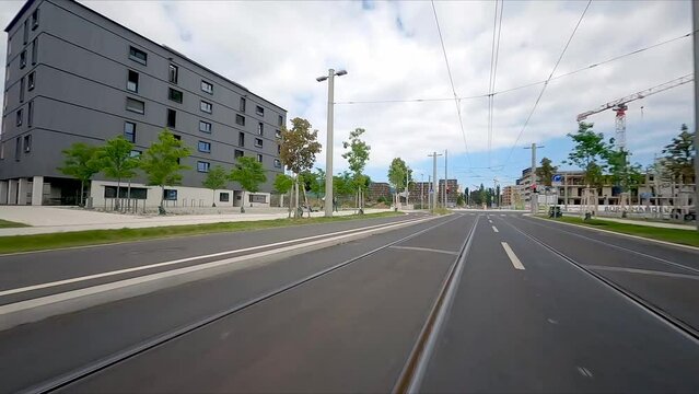 Graz Alte Poststra&szlig;e Richtung Kratkystrasse / Reininghauspark Graz, Austria, Styria Reininghaus Reininghausgr&uuml;nde