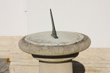 Sundial near Cathedral of the Resurrection and St. Thomas the Apostle in Zamosc
