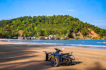Sairee Beach or Sai Ri Beach in Chumphon, Thailand