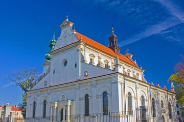 Fototapeta na wymiar Cathedral of the Resurrection and St. Thomas the Apostle in Zamosc, Poland 