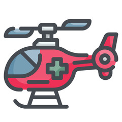 ambulance line icon