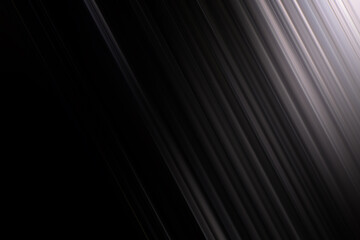 black and white abstract illustration background with lines and spotlight