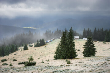 Off-season on the mountain valley  ..