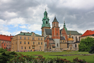 Fototapeta na wymiar Wawel Castle in Krakow, Poland
