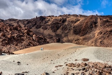 Beautiful landscapes of volcanic Teide on the Tenerife, Canarias islands