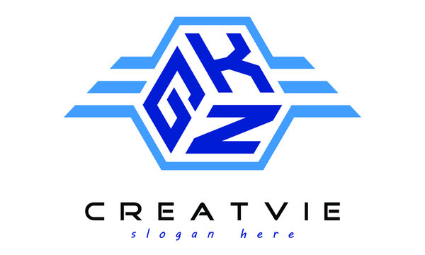 GKN three letter geometrical wings logo design vector template. wordmark logo | emblem logo | monogram logo | initial letter logo | typography logo | business logo | minimalist logo |